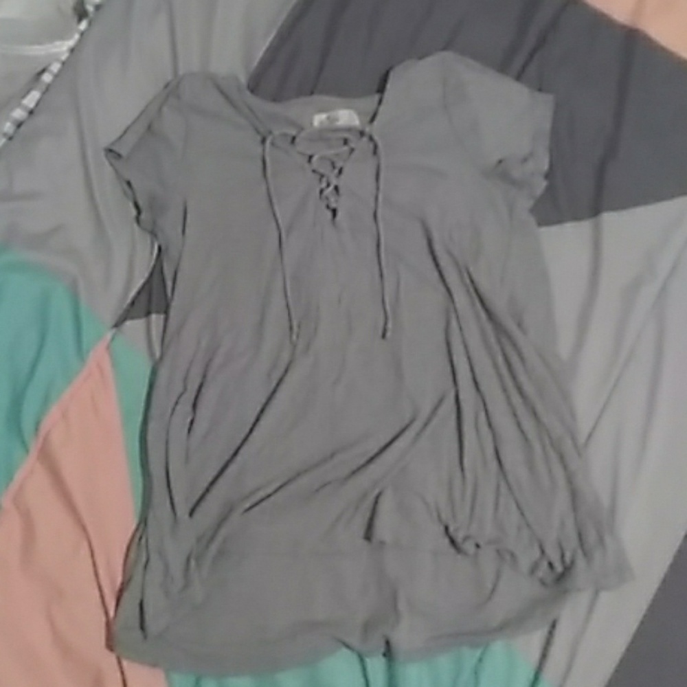 Hollister crissed crossed lace in the front